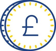 Pound Vector Icon Design