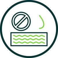 No Water Vector Icon Design