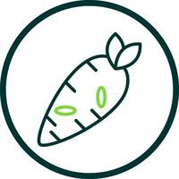 Carrot Vector Icon Design