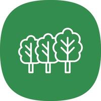 Forest Vector Icon Design