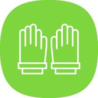 Gloves Vector Icon Design