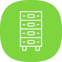 Drawer Vector Icon Design