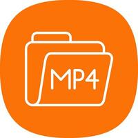 Mp4 Vector Icon Design