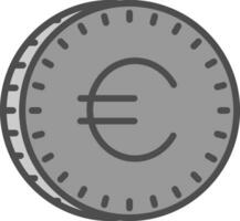 diseño de icono de vector de euro