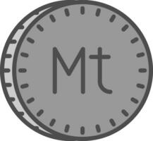 Metical Vector Icon Design