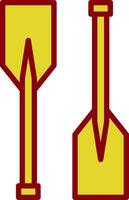 Oars Vector Icon Design