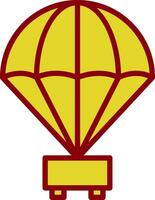 Parachute Vector Icon Design