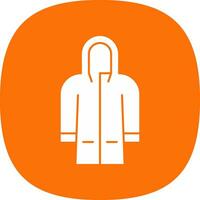 Raincoat Vector Icon Design