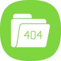 404 Error Vector Icon Design
