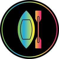 Canoe Vector Icon Design