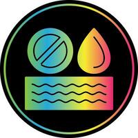 No Water Vector Icon Design