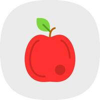 diseño de icono de vector de manzana