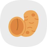 Potato Vector Icon Design