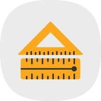 Protractor Vector Icon Design