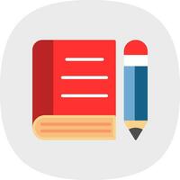 diseño de icono de vector de cuaderno