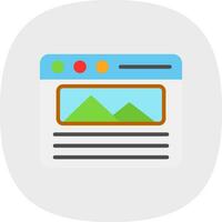 Landing Page Vector Icon Design