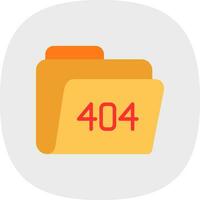 404 Error Vector Icon Design