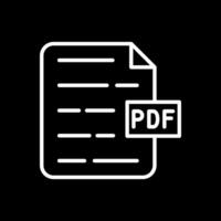 PDF Document Vector Icon Design