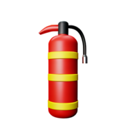 fire extinguisher 3d rendering icon illustration png