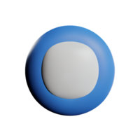 sphere 3d rendering icon illustration png