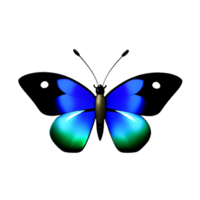 aguarela borboleta 3d Renderização ícone ilustração png