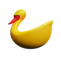 cisne 3d representación icono ilustración png