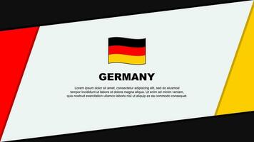 Germany Flag Abstract Background Design Template. Germany Independence Day Banner Cartoon Vector Illustration. Germany Independence Day
