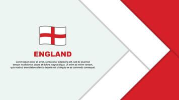 England Flag Abstract Background Design Template. England Independence Day Banner Cartoon Vector Illustration. England Template