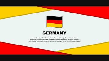 Germany Flag Abstract Background Design Template. Germany Independence Day Banner Cartoon Vector Illustration. Germany Vector