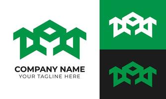 Professional creative modern real estate house and home logo design template Free Vector