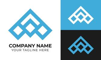 Creative modern real estate house and home logo design template Free Vector