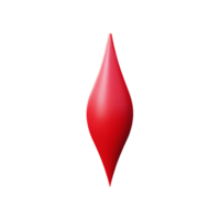 sangue doação 3d Renderização ícone ilustração png