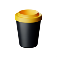 vaso 3d representación icono ilustración png