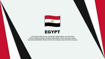 Egypt Flag Abstract Background Design Template. Egypt Independence Day Banner Cartoon Vector Illustration. Egypt Flag