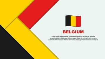 Belgium Flag Abstract Background Design Template. Belgium Independence Day Banner Cartoon Vector Illustration. Belgium Illustration