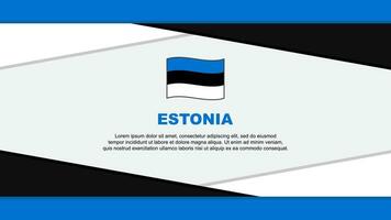 Estonia bandera resumen antecedentes diseño modelo. Estonia independencia día bandera dibujos animados vector ilustración. Estonia vector