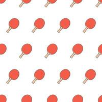 Table Tennis Seamless Pattern vector