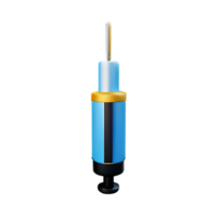 syringe 3d rendering icon illustration png