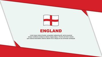 England Flag Abstract Background Design Template. England Independence Day Banner Cartoon Vector Illustration. England Cartoon