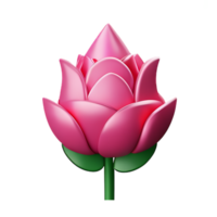 rose Rose 3d le rendu icône illustration png