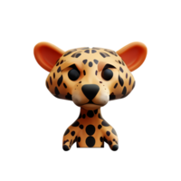 guépard 3d le rendu icône illustration png