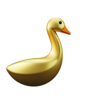 swan 3d rendering icon illustration png