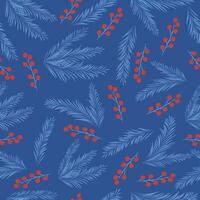 Winter seamless pattern. vector