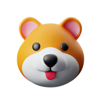 hamster 3d rendering icon illustration png