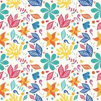 Geometric surface pattern  textile design floral seamless pattern vector