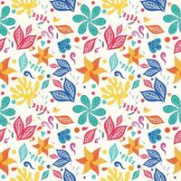 Geometric surface pattern  textile design floral seamless pattern vector