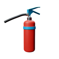 fire extinguisher 3d rendering icon illustration png