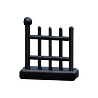 jail 3d rendering icon illustration png