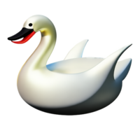 zwaan 3d renderen icoon illustratie png