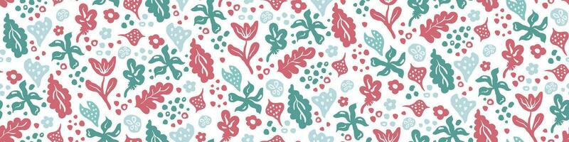 Abstract flower pattern. Vector floral geometric shapes background. Modern simple seamless print for fabric textile